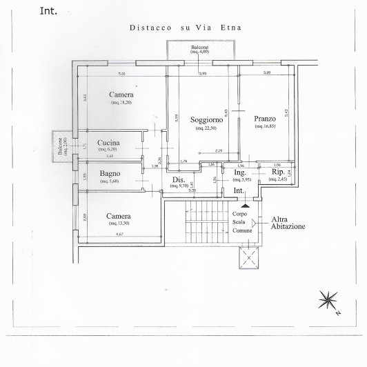 Quadrilocale Via Etna